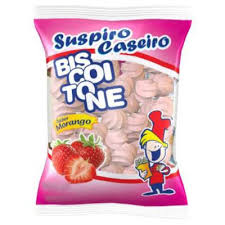 SUSPIRO BISCOITONE CASEIRO MORANGO PCT 50GRS